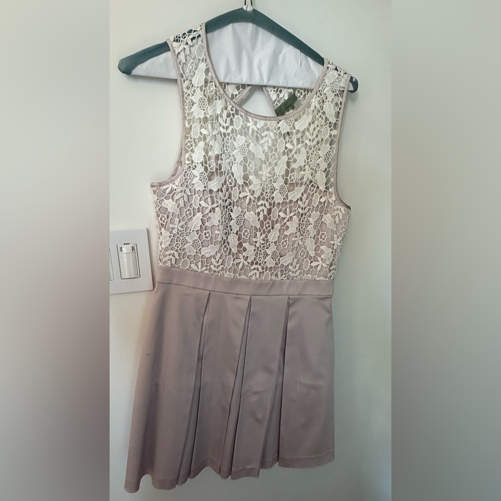 Forever New Pink Lace Dress